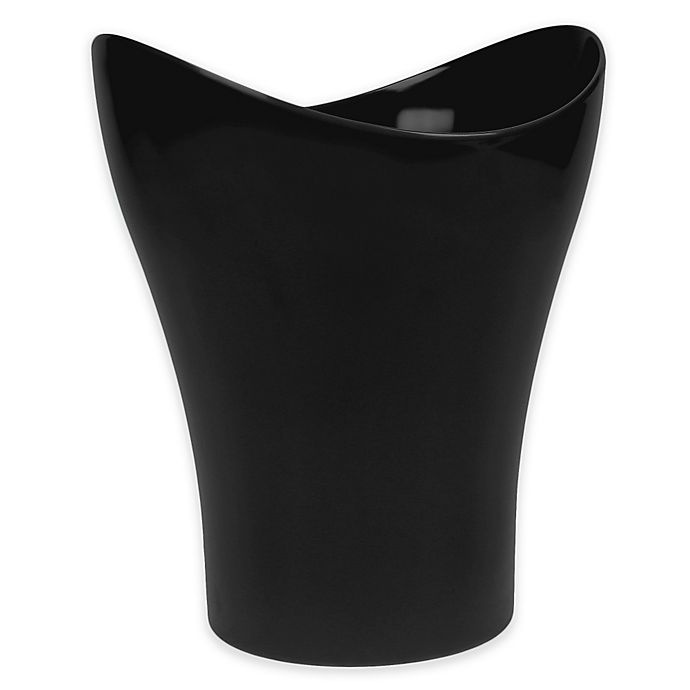 slide 1 of 1, Umbra Curvino Wastebasket - Black, 1 ct