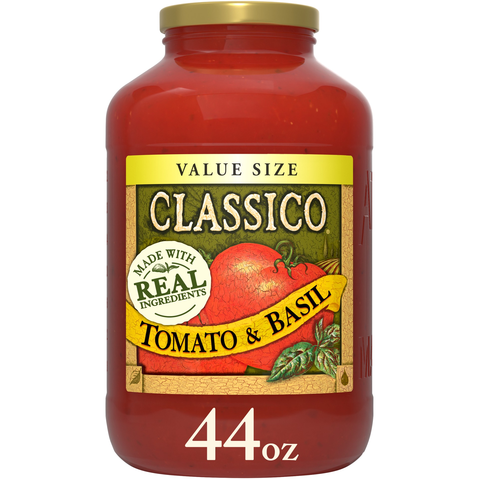 slide 1 of 5, Classico Cla Tomato Basil, 44 oz