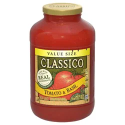 Classico Tomato & Basil Pasta Sauce Value Size, 44 oz Jar