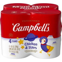 Campbell's Condensed Chicken and Stars Soup - 4 Pack 10.5 oz