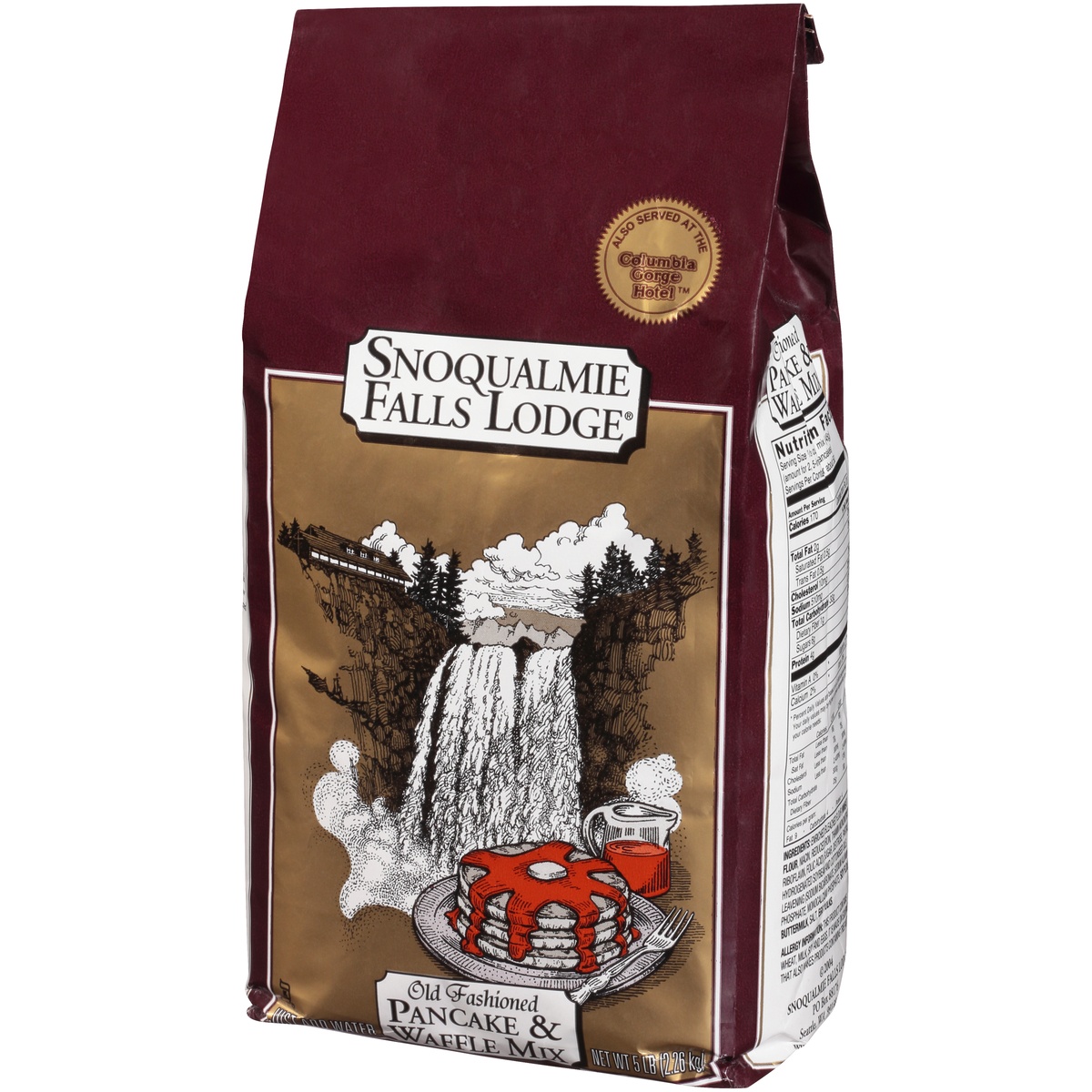 slide 5 of 6, Snoqualmie Pancake & Waffle Mix, 5 lb