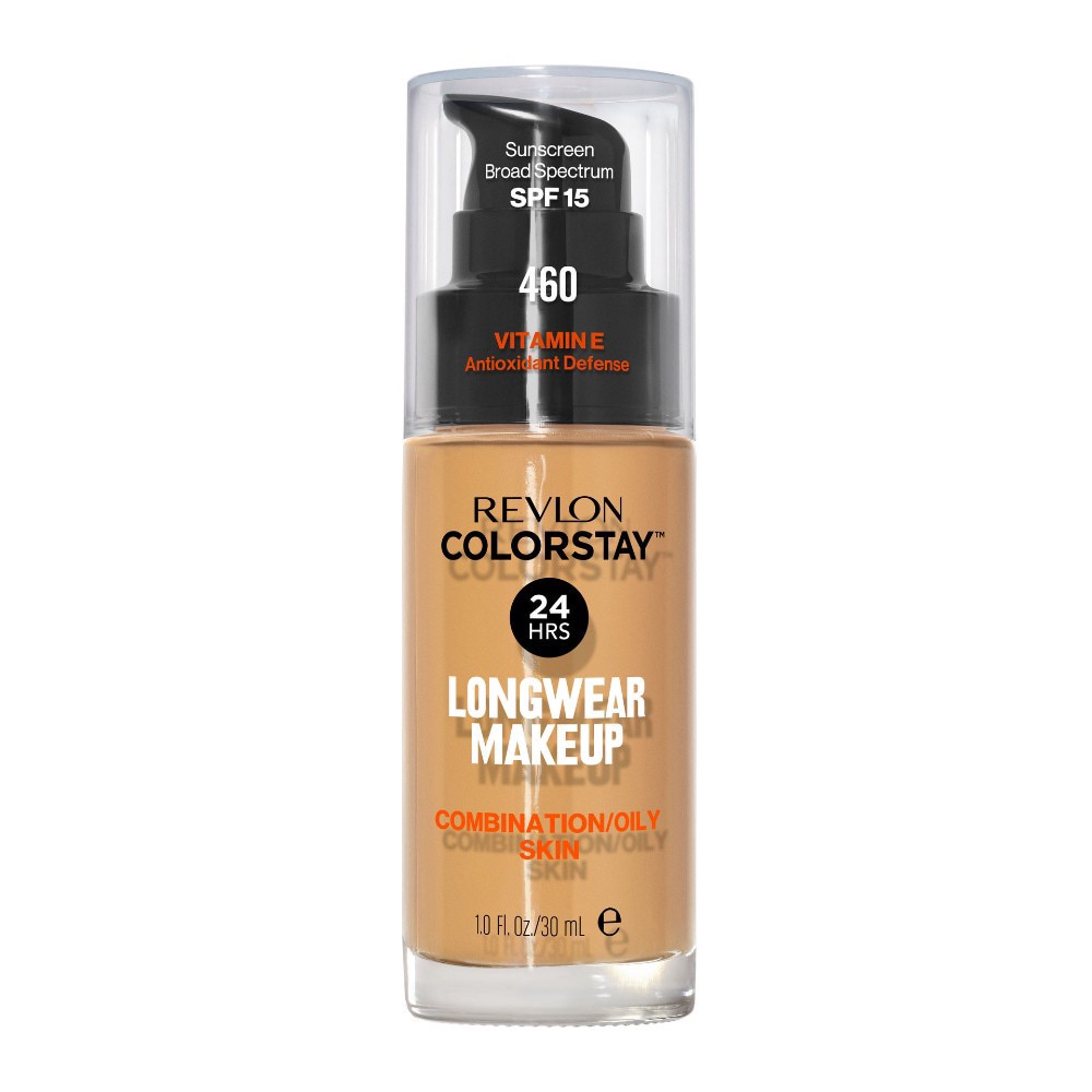 slide 1 of 5, Colorstay Makeup Foundation For Combination Oily Skin - Macadamia, 1 fl oz