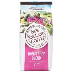 New England Coffee Ground Light Roast Donut Shop Blend Coffee 11 oz