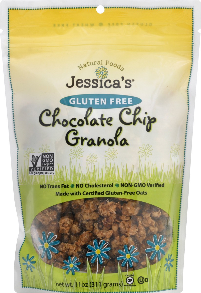 slide 5 of 8, Jessica's Natural Foods Gluten Free Chocolate Chip Granola 11 oz, 11 oz