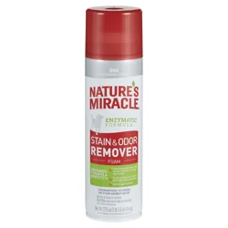 Nature's Miracle Enzymatic Formula Dog Stain & Odor Remover Foam 17.5 oz