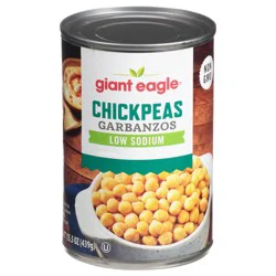 Giant Eagle Chickpeas Garbanzos, Low Sodium