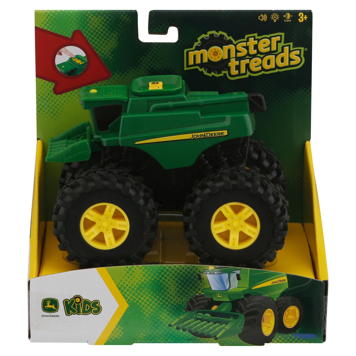 slide 1 of 1, John Deere Monster Treads 6 Lights and Sounds Vehicle Assortment, 1 ct