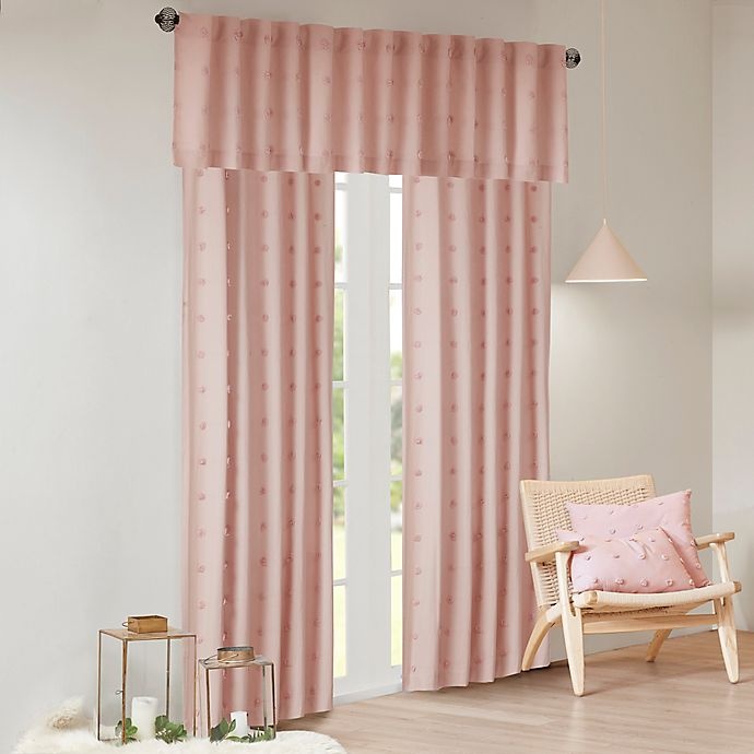 slide 4 of 5, Urban Habitat Brooklyn Window Valance - Pink, 1 ct