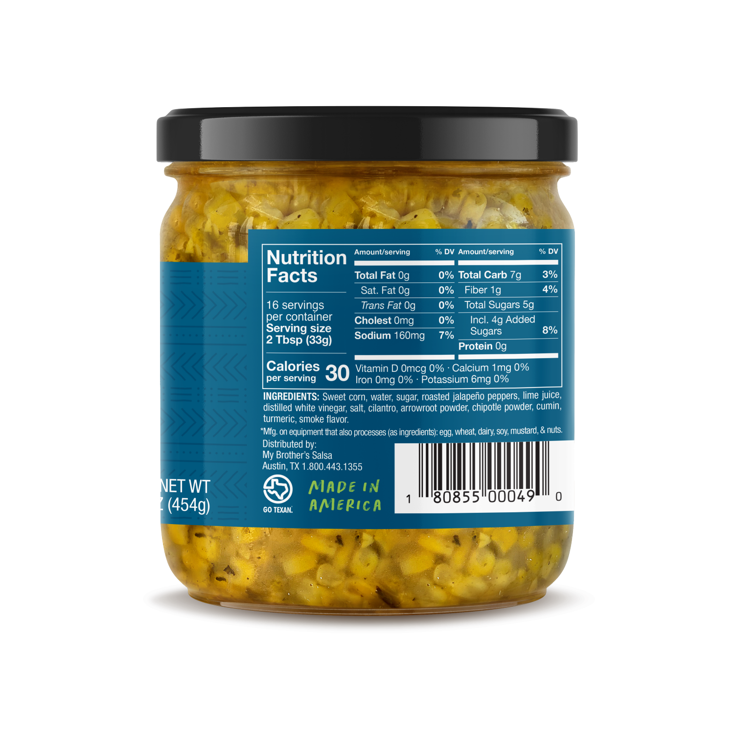 slide 2 of 2, My Brothers Salsa Street Corn, Medium, 16 oz, 16 oz