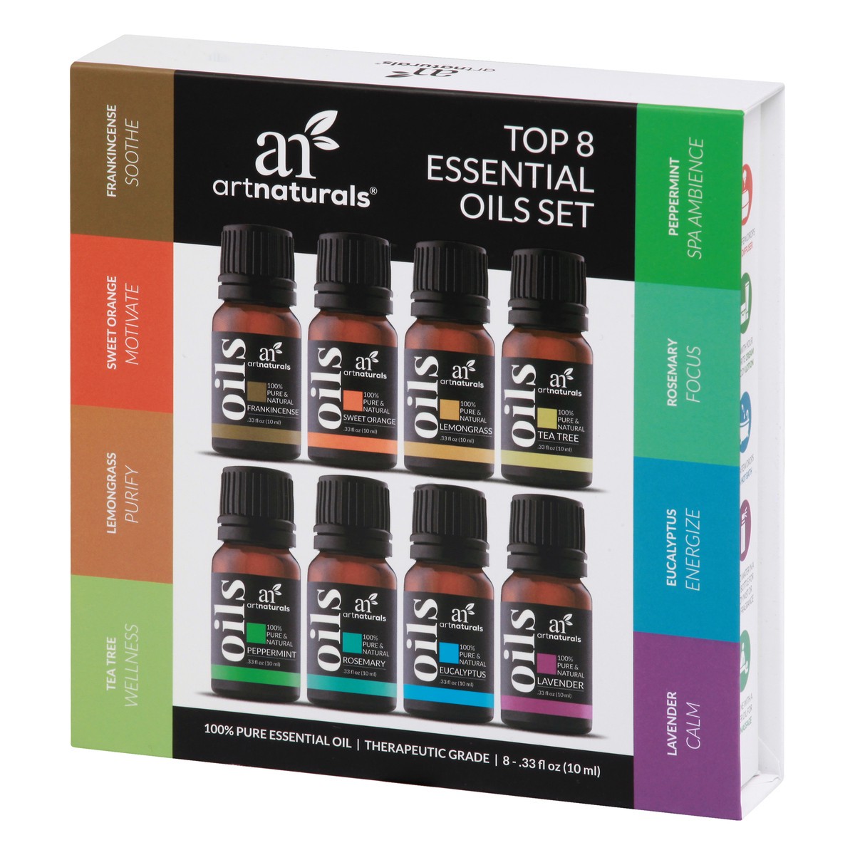 slide 10 of 12, artnaturals Nat Art Nat 8Ct Essential Oils, 1 ct