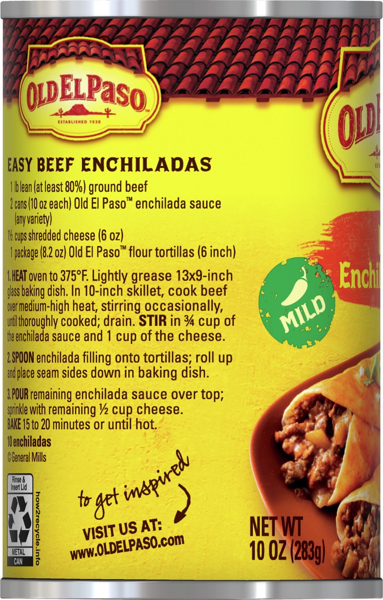 slide 3 of 9, Old El Paso Mild Red Enchilada Sauce, Meal Prep, 10 oz, 10 oz