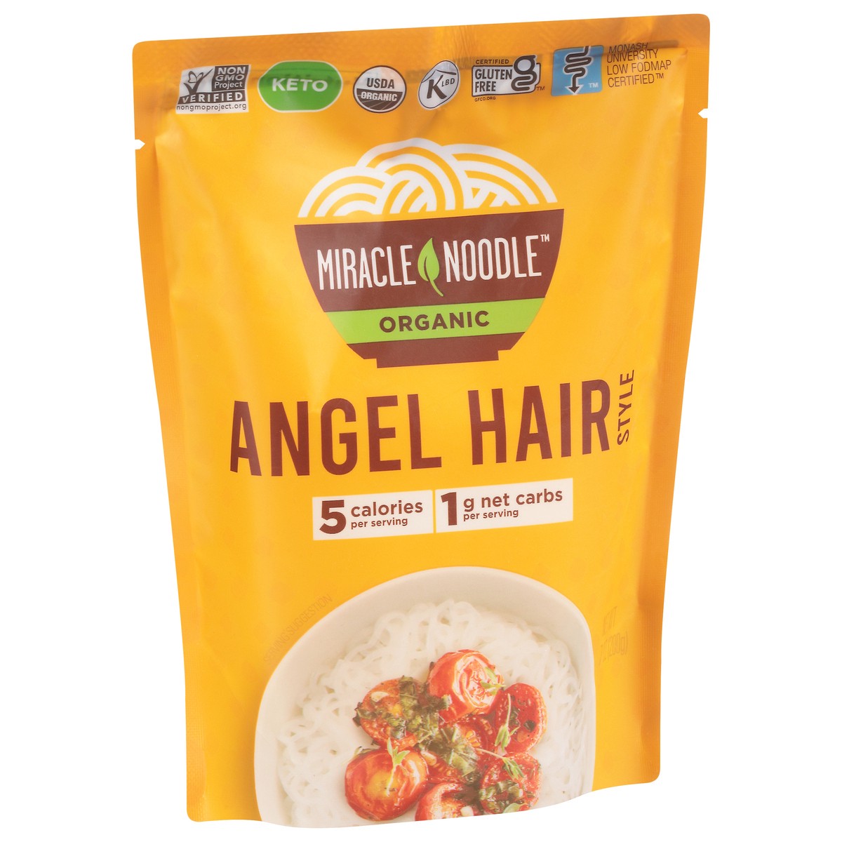 slide 7 of 9, Miracle Noodle Pasta Angel Hair Plant Based, 7 oz