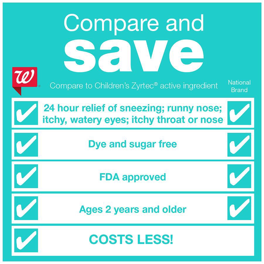 slide 2 of 5, Walgreens 24 Hour Children's Allergy Relief Cetirizine Oral Solution Bubble Gum, 4 fl oz