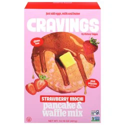 Cravings by Chrissy Teigen Strawberry Mochi Pancake & Waffle Mix 14.16 oz
