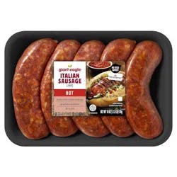 Giant Eagle Italian Sausage Links, Hot