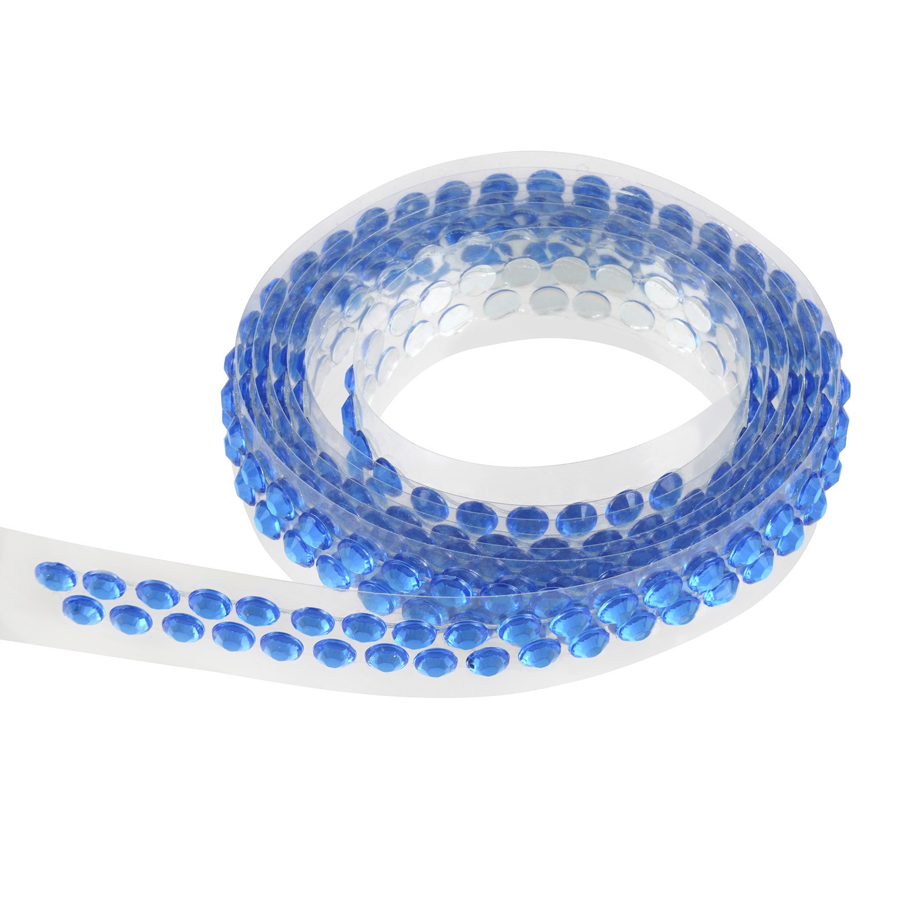 slide 5 of 5, Blue Bling On A Roll Rhinestones By Recollections, 1 yd