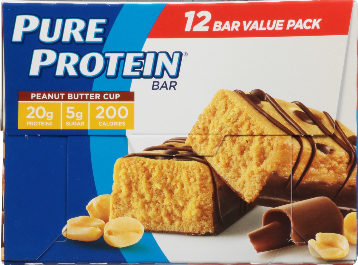 slide 10 of 13, Pure Protein Peanut Butter Cup Bars, 12 ct; 1.76 oz