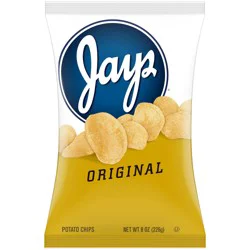 Jay's Original Potato Chips, 8 oz Bag