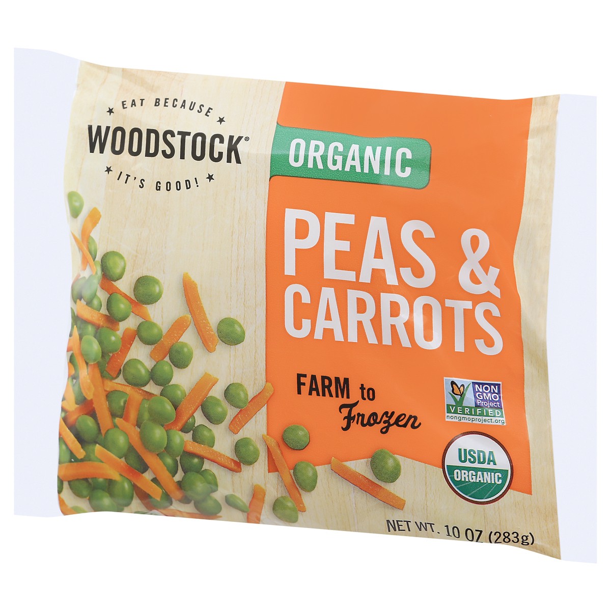 slide 14 of 14, Woodstock Organic Peas & Carrots 10 oz, 10 oz