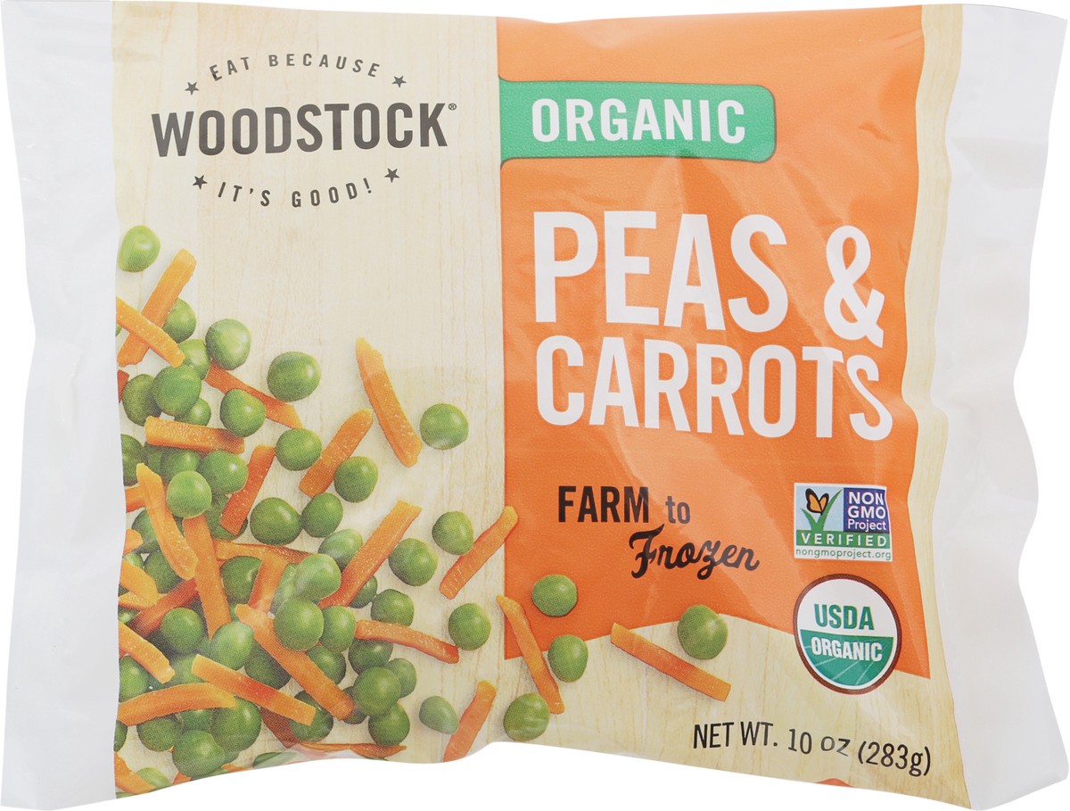 slide 7 of 14, Woodstock Organic Peas & Carrots 10 oz, 10 oz