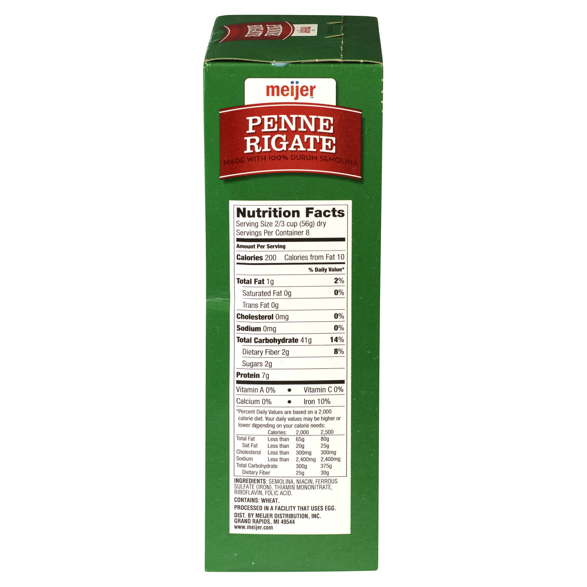 slide 9 of 9, Meijer Penne Rigate Pasta, 16 oz