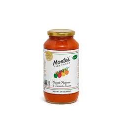 Monte's Sweet Pepper & Tomato Sauce - 24 oz