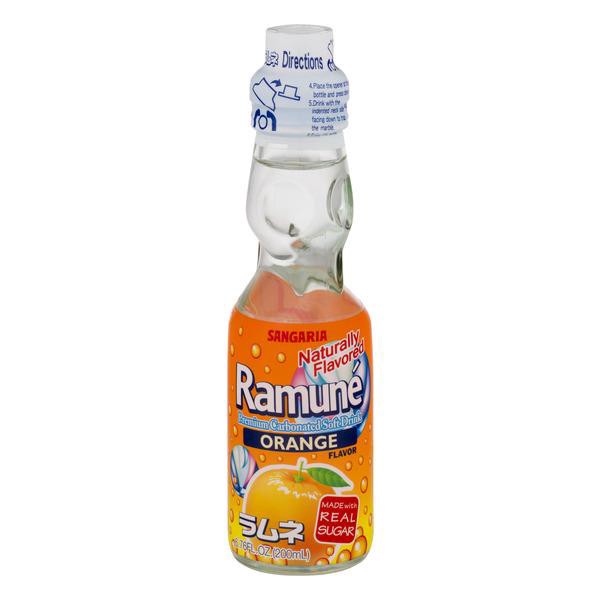 slide 1 of 4, Ramune Orange Soda - 200 ml, 200 ml