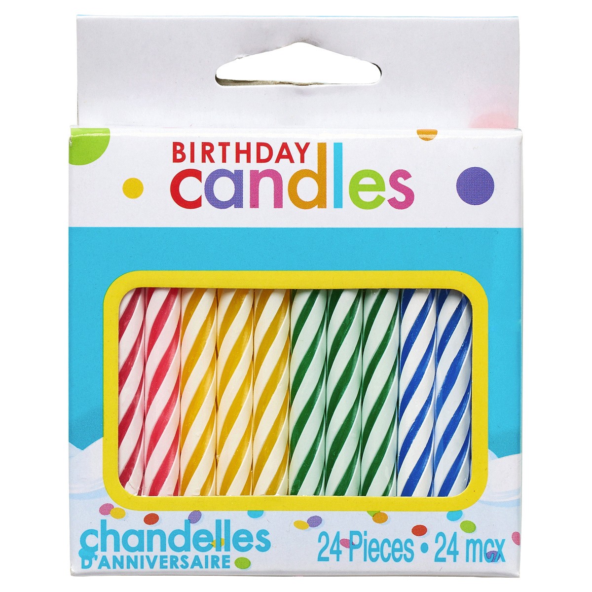 slide 2 of 2, American Greetings Birthday Candles, 2.36 Inch, 24 ct