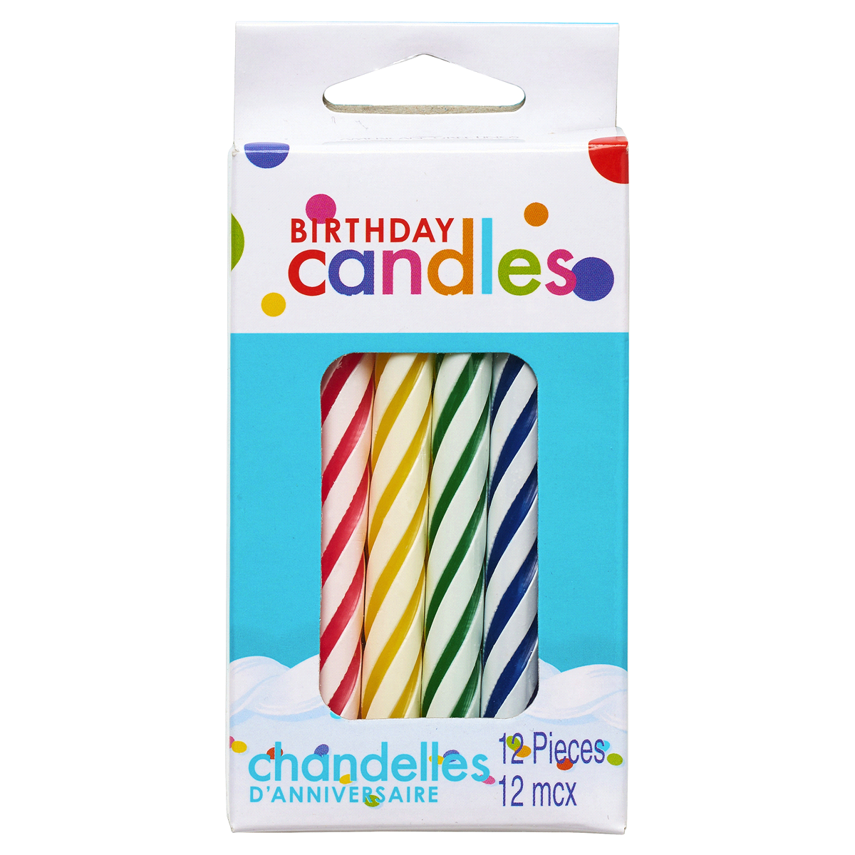 slide 2 of 2, American Greetings Birthday Candles, 3-3/8 Inch, 12 ct
