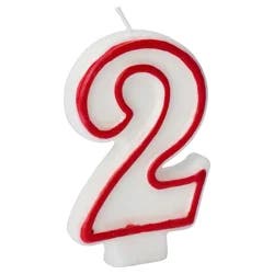 AMERICAN GREETINGS Design Ware Number 2 Birthday Candle