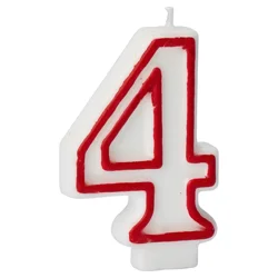 Numeral Candle 4