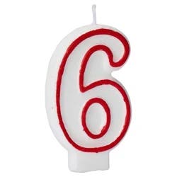 Numeral Candle 6