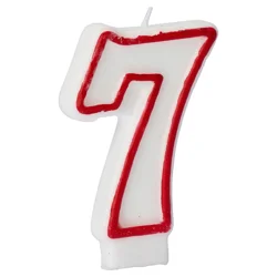 AMERICAN GREETINGS Design Ware Number 7 Birthday Candle