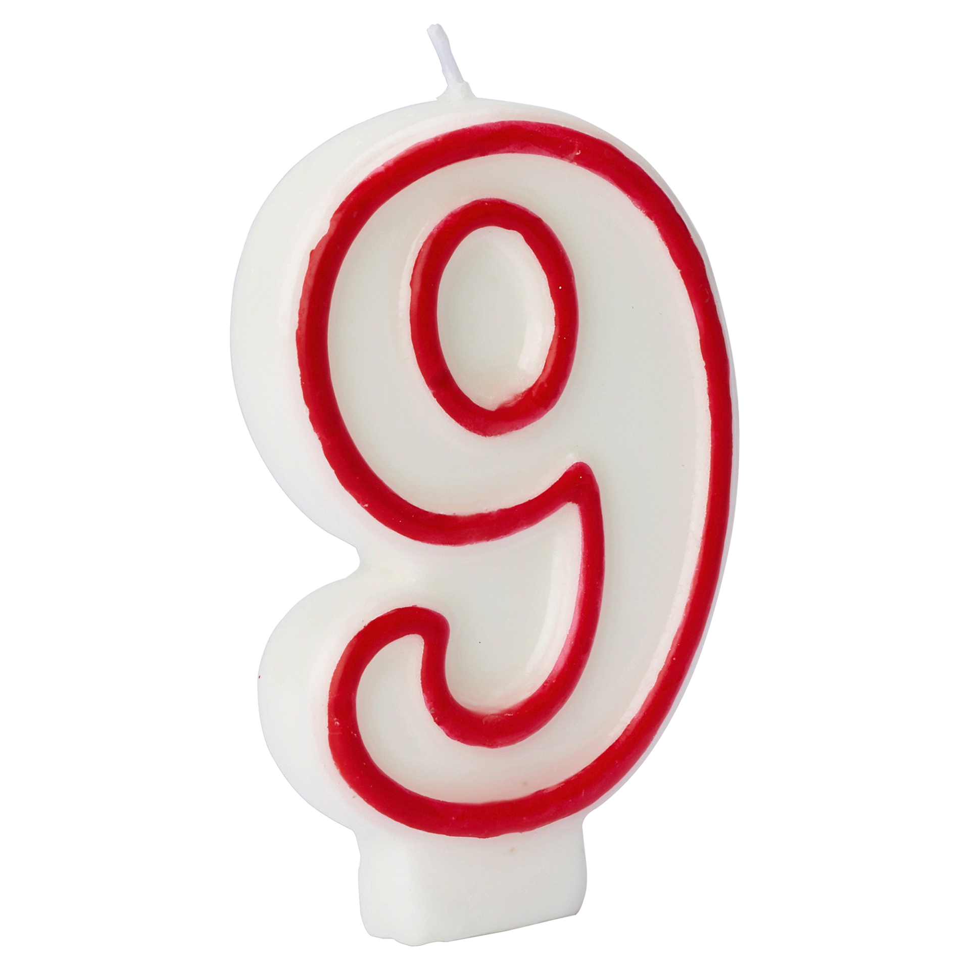 slide 1 of 2, Number 9 Birthday Candle, 1 ct