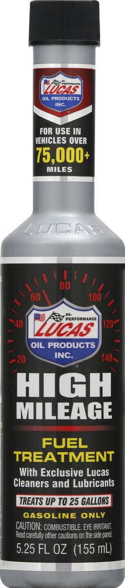 slide 3 of 11, Lucas Oil Products High Mileage Fuel Treatment 5.25 fl oz, 5.25 fl oz