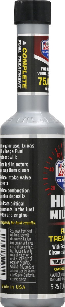 slide 10 of 11, Lucas Oil Products High Mileage Fuel Treatment 5.25 fl oz, 5.25 fl oz
