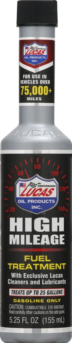 slide 6 of 11, Lucas Oil Products High Mileage Fuel Treatment 5.25 fl oz, 5.25 fl oz