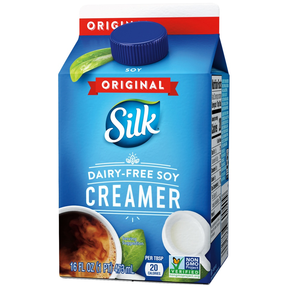 slide 3 of 8, Silk Original Dairy-free Soy Creamer, 16 fl oz