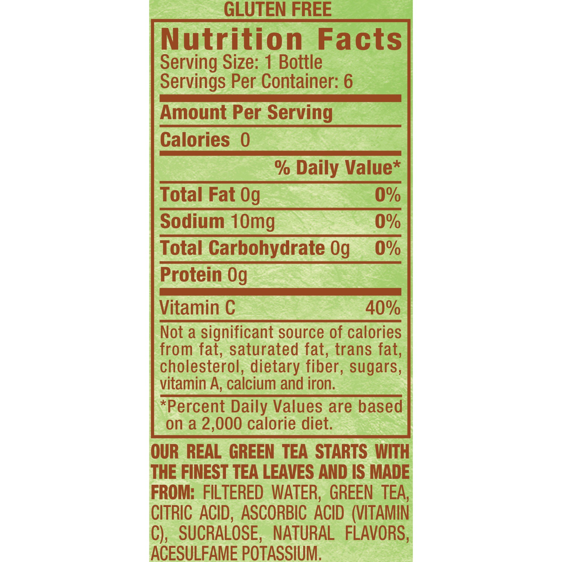 slide 3 of 3, Snapple Green Tea 6 ea, 6 ct; 16 fl oz