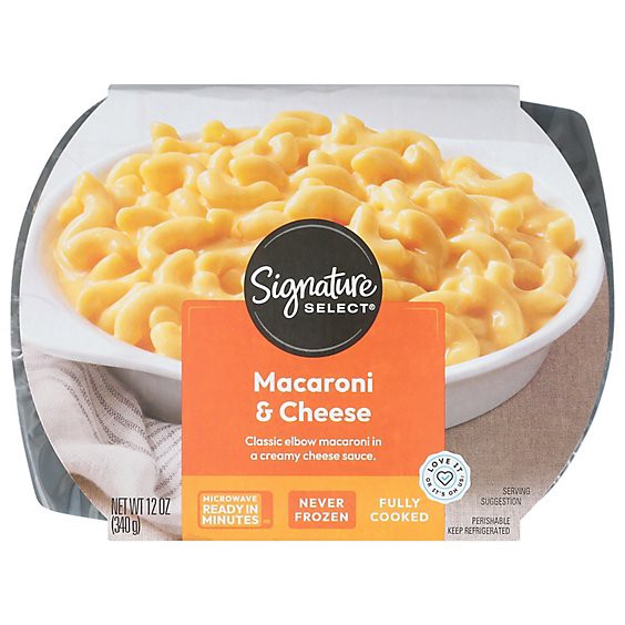 slide 1 of 3, Signature Select Macaroni & Cheese Side Dish - 12 Oz, 12 oz