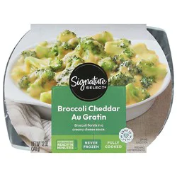 Signature Select Broccoli Cheddar Au Gratin Side Dish - 12 Oz