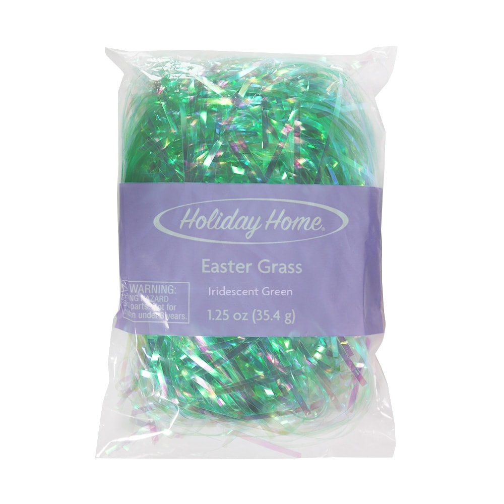 slide 1 of 1, Holiday Home Easter Grass - Iridescent Green, 1.25 oz