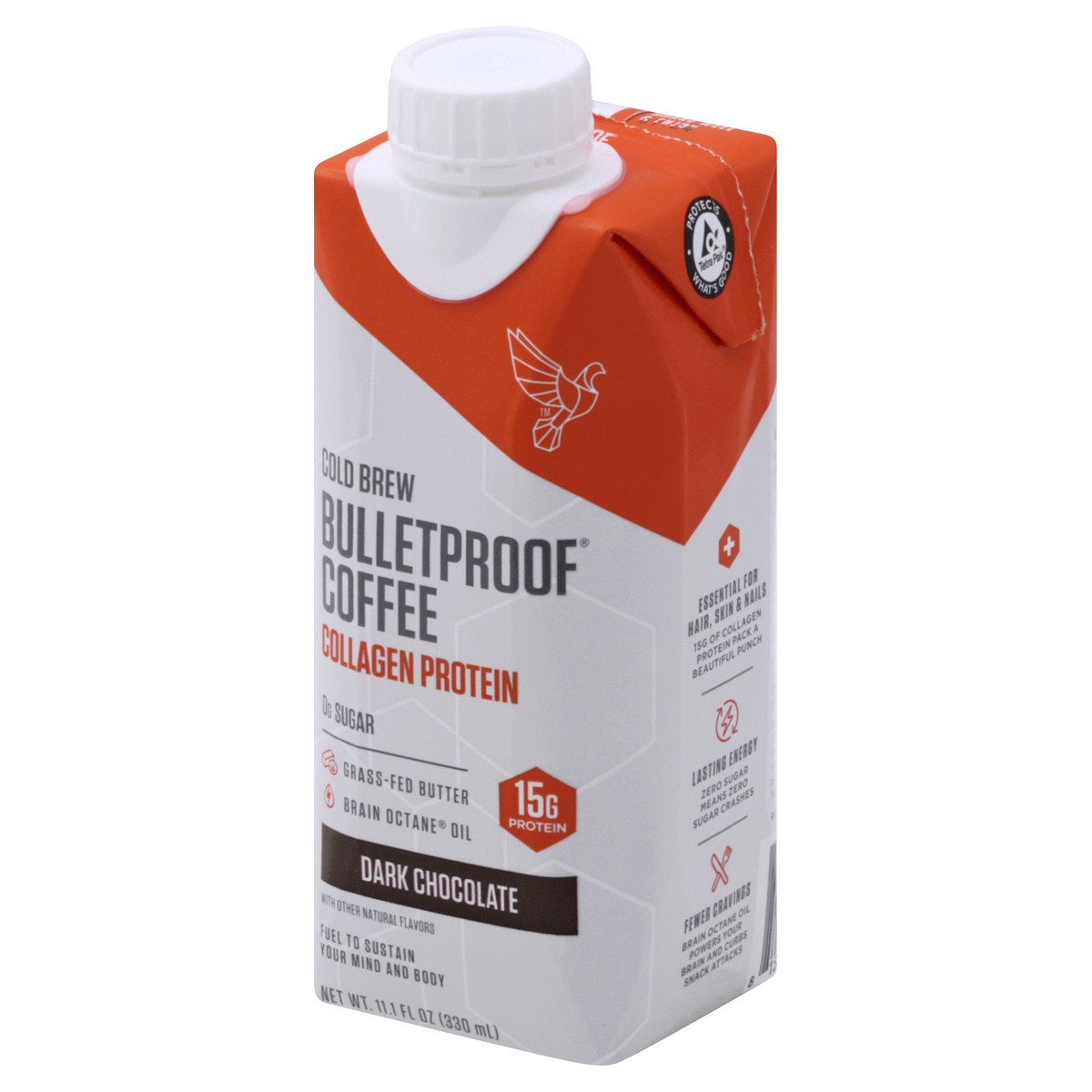 slide 6 of 10, Bulletproof Ready To Drink Dark Chocolate Collagen Coffee, 11.1 oz