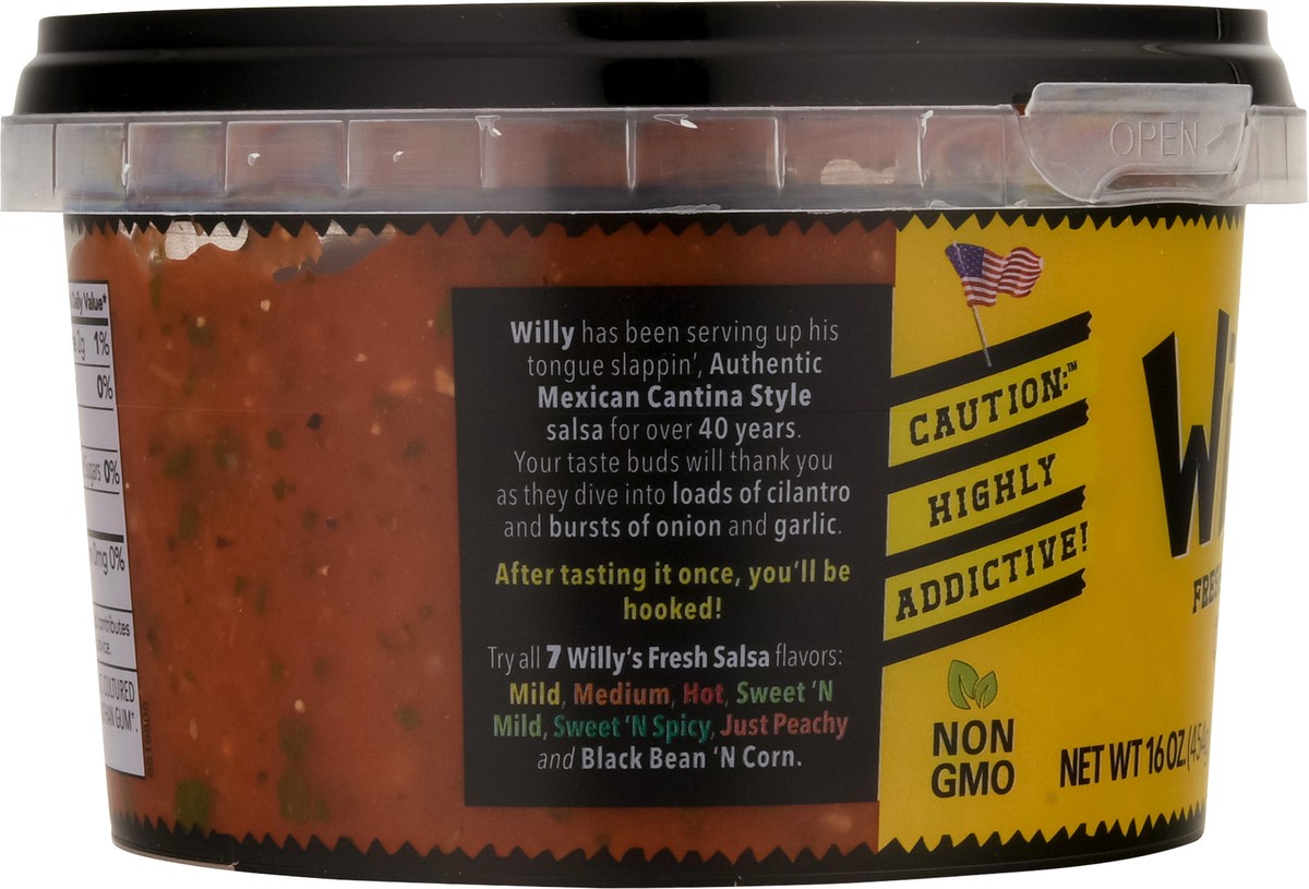 slide 2 of 9, Willy's Mild Fresh Original Salsa 16 oz, 16 oz