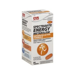 slide 1 of 1, CVS Pharmacy Spectravite Energy Metabolism Advanced Active Formula Tablets, 60 ct