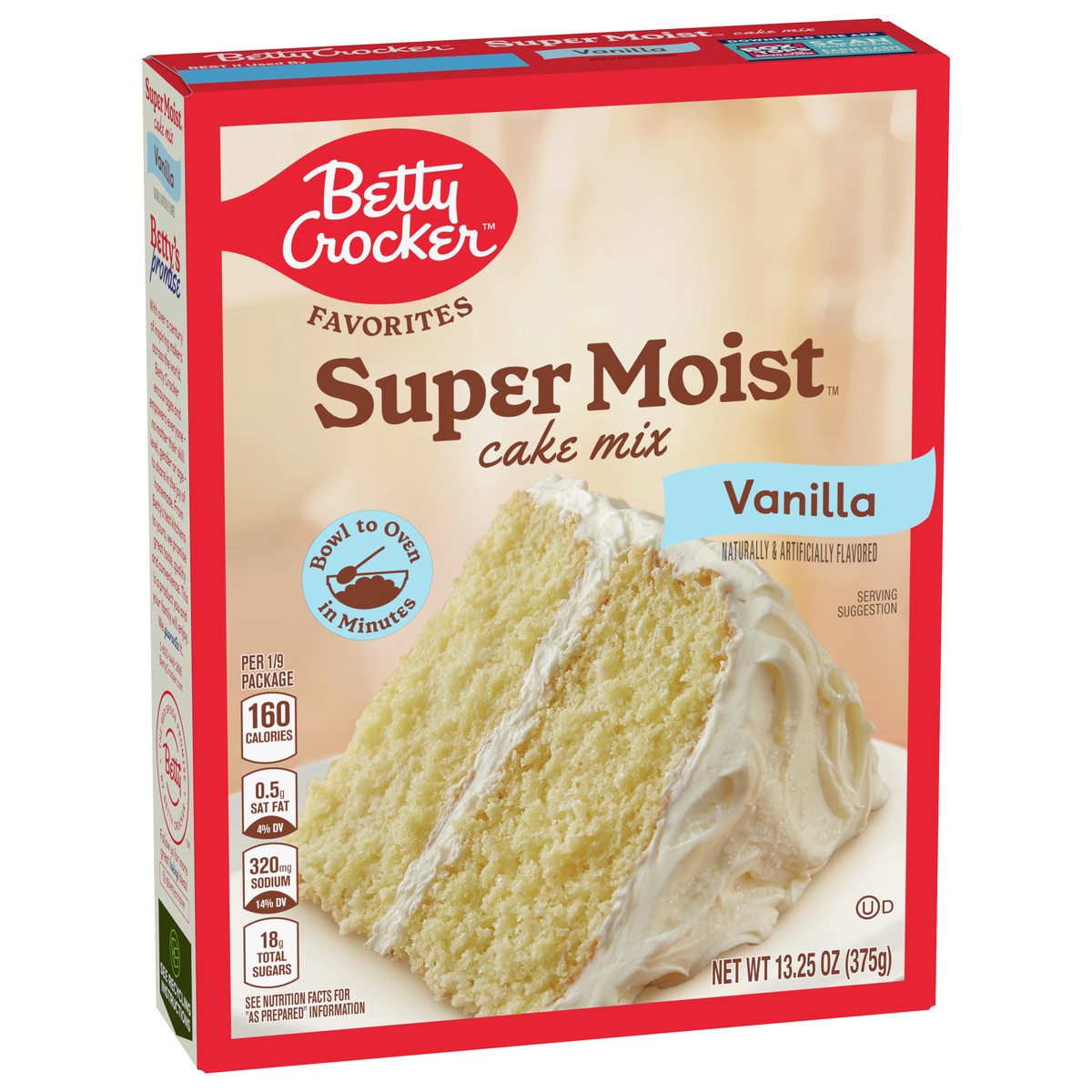 slide 2 of 8, Betty Crocker Favorites Super Moist Vanilla Flavored Cake Mix, 13.25 oz, 13.25 oz