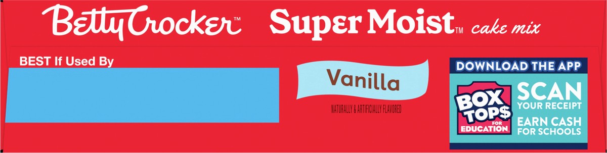 slide 6 of 8, Betty Crocker Favorites Super Moist Vanilla Flavored Cake Mix, 13.25 oz, 13.25 oz