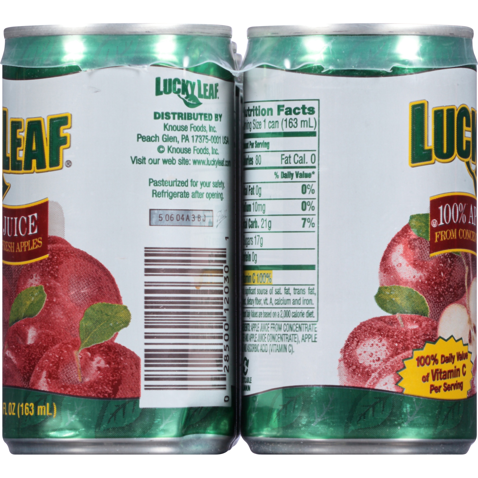 slide 5 of 8, Lucky Low Fat Apple Juice - 5.5 oz, 5.5 oz