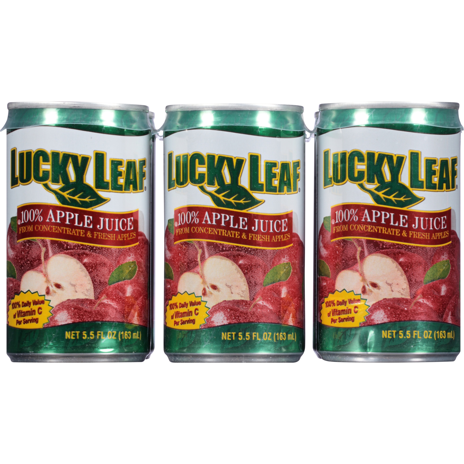 slide 3 of 8, Lucky Low Fat Apple Juice - 5.5 oz, 5.5 oz