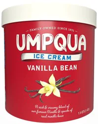 Umpqua Ice Cream Vanilla Bean
